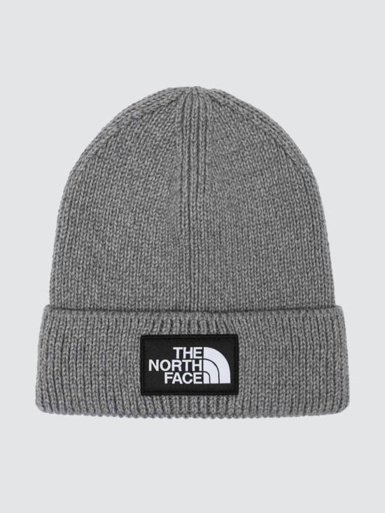 26FW 노스페이스 TNF 로고 박스 커프드 비니 NF0A8CHE DYY1 Grey