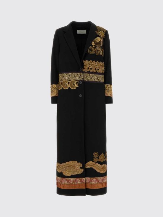 26FW 드리스 반 노튼 코트 2620102264444 900 Black - DRIES VAN NOTEN