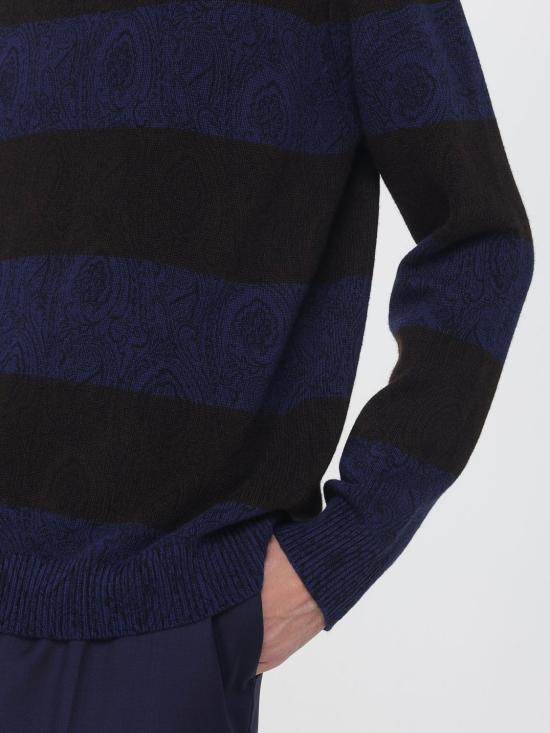 26FW 에트로 스웨터 MRKF0096AK1CV B0065 Blue - ETRO