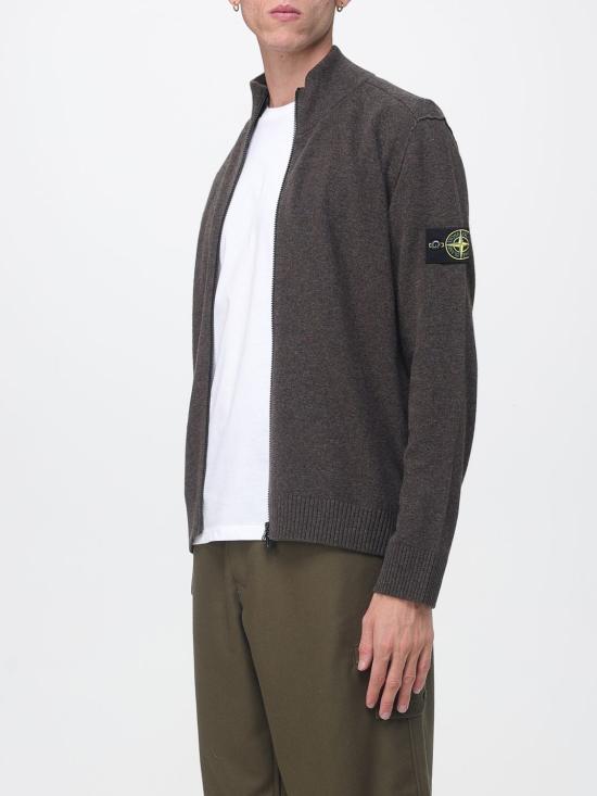 26FW 스톤 아일랜드 라이트 RWS 질롱 울 집업 가디건 5100023S00B4 V0M62 Dark - STONE ISLAND