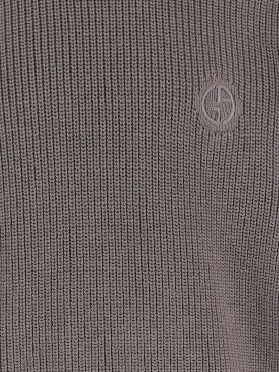 26FW 조르지오 아르마니 스웨터 GM003945AF28277 U6107 Grey - GIORGIO ARMANI