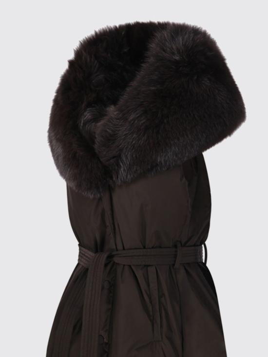 26FW 이브살로몬 베스트 26WAG01675DOTM A2324 Brown - YVES SALOMON