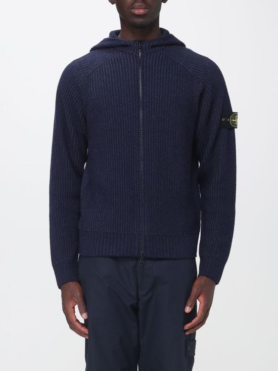 26FW 스톤 아일랜드 캐시미어 후드 가디건 5100067S0N21 V0020 Blue