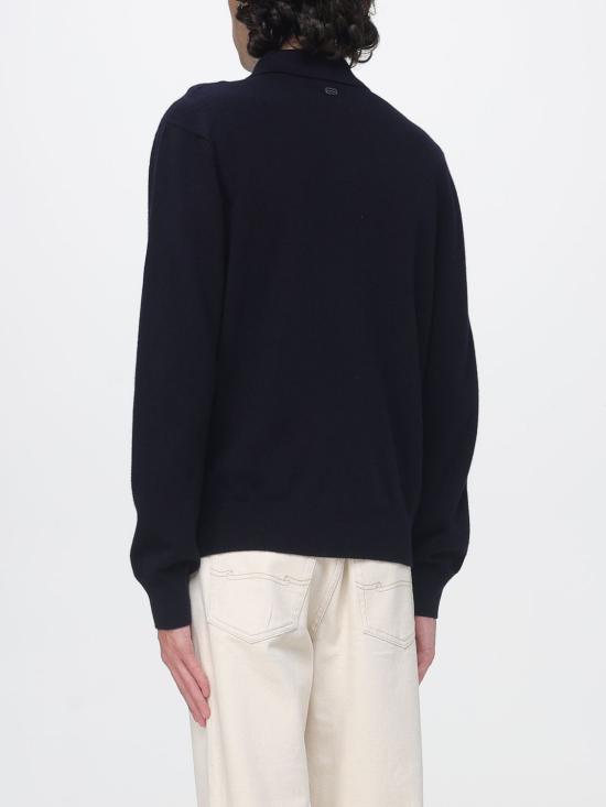 26FW 아뇨나 폴로 티셔츠 K312U184K1213 B92 Navy - AGNONA
