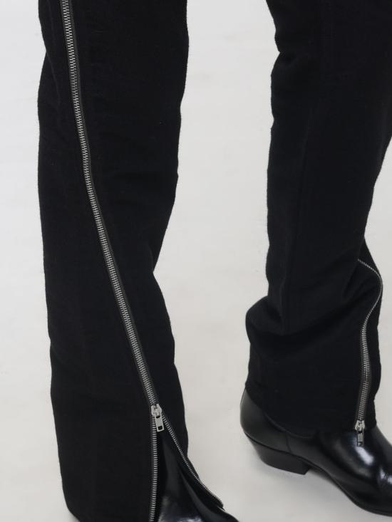 26FW 릭 오웬스 데님 팬츠 RU02F4394MOR 09 Black - RICK OWENS