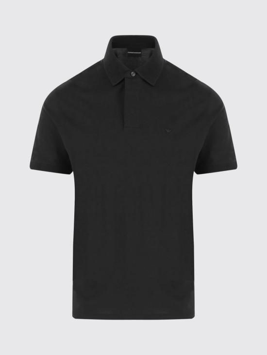 26FW 엠포리오 아르마니 폴로 티셔츠 EM004588AF10017 UC001 Black - EMPORIO ARMANI