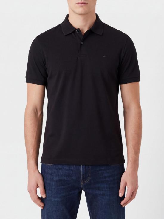 26FW 엠포리오 아르마니 폴로 티셔츠 EM004588AF10017 UC001 Black