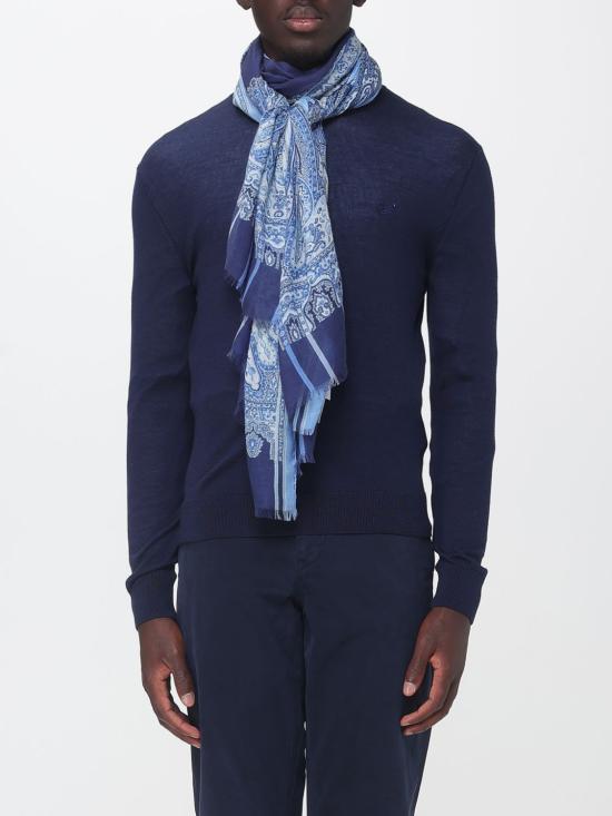 26FW 에트로 머플러/스카프 MATA0038AK1BR X0883 Blue - ETRO