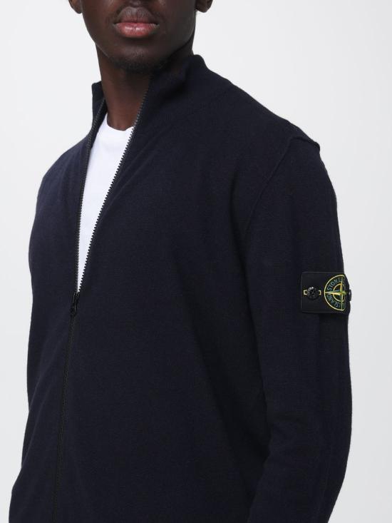 26FW 스톤 아일랜드 라이트 RWS 질롱 울 집업 가디건 5100023S00B4 V0020 Navy - STONE ISLAND