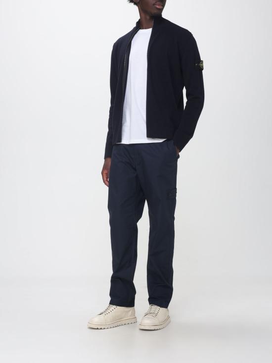 26FW 스톤 아일랜드 라이트 RWS 질롱 울 집업 가디건 5100023S00B4 V0020 Navy - STONE ISLAND