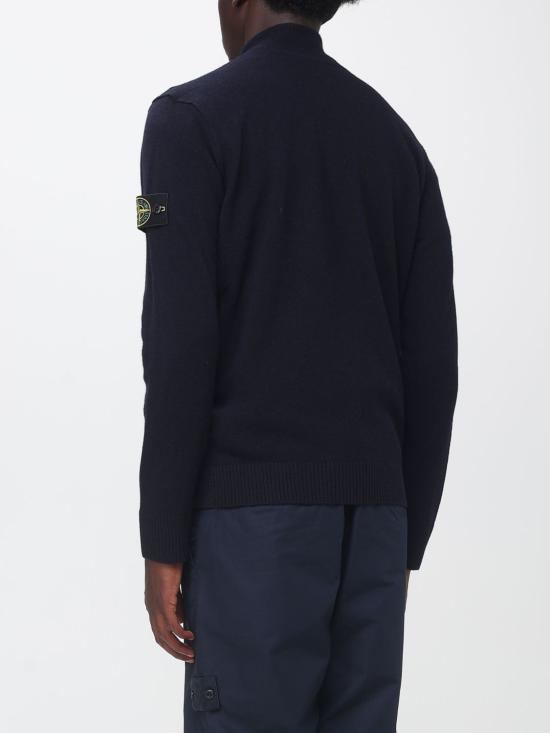 26FW 스톤 아일랜드 라이트 RWS 질롱 울 집업 가디건 5100023S00B4 V0020 Navy - STONE ISLAND