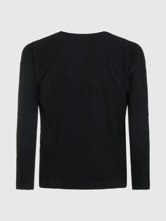 26FW 옴므 플리세 이세이 미야케 반팔 티셔츠 HP68JK521 15 Black - HOMME PLISSE' ISSEY MIYAKE