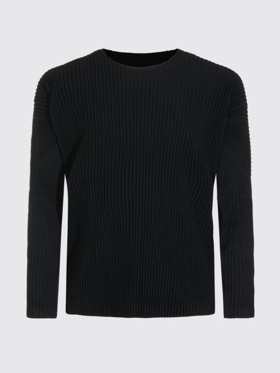 26FW 옴므 플리세 이세이 미야케 반팔 티셔츠 HP68JK521 15 Black - HOMME PLISSE' ISSEY MIYAKE