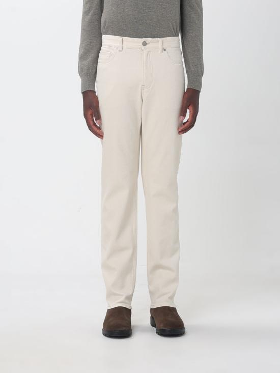 26FW 아뇨나 스트레이트 팬츠 T711U5YUC077 N50 Yellow Cream