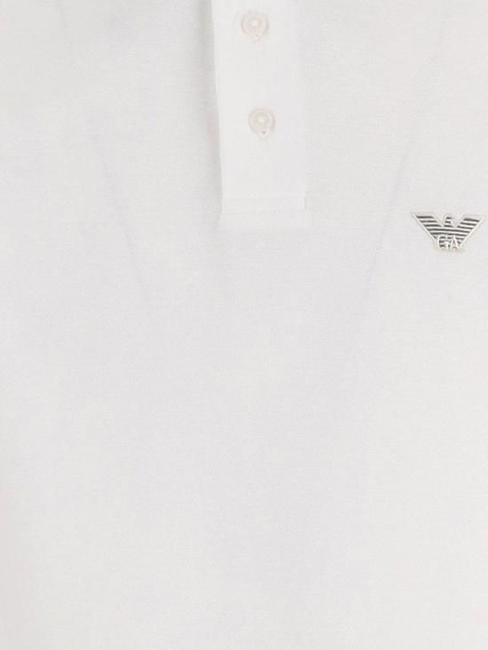 26FW 엠포리오 아르마니 폴로 티셔츠 EM005358AF10497 U0003 White - EMPORIO ARMANI