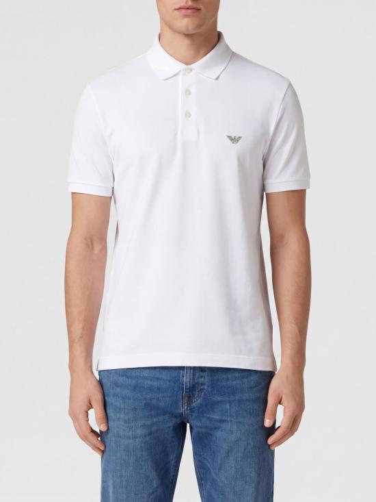 26FW 엠포리오 아르마니 폴로 티셔츠 EM005358AF10497 U0003 White