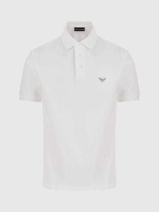 26FW 엠포리오 아르마니 폴로 티셔츠 EM005358AF10497 U0003 White - EMPORIO ARMANI