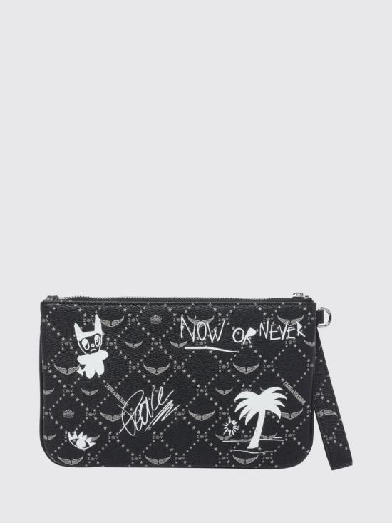 26FW 자딕앤볼테르 클러치/파우치 LWSG03861 011 Black - ZADIG & VOLTAIRE