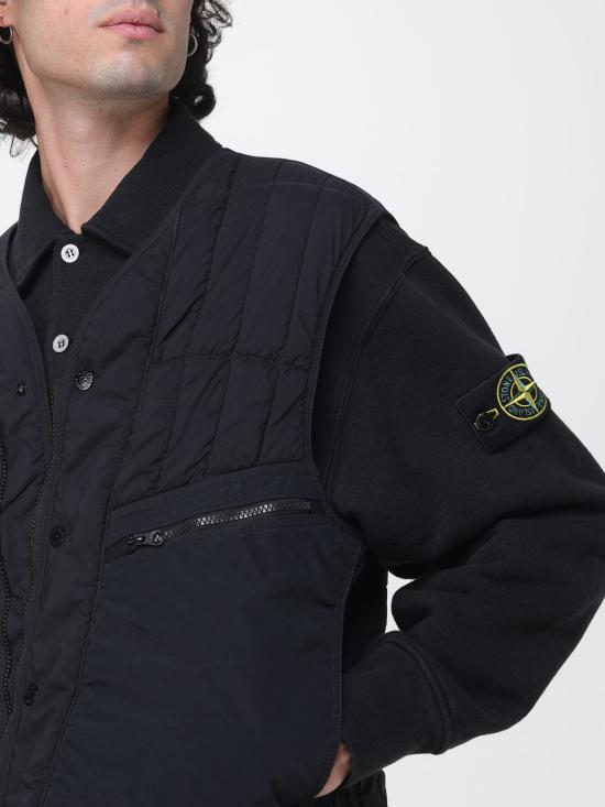 26FW 스톤 아일랜드 울트라라이트 나일론 퀼티드-TC 베스트 G100005S0418 V0029 Black - STONE ISLAND
