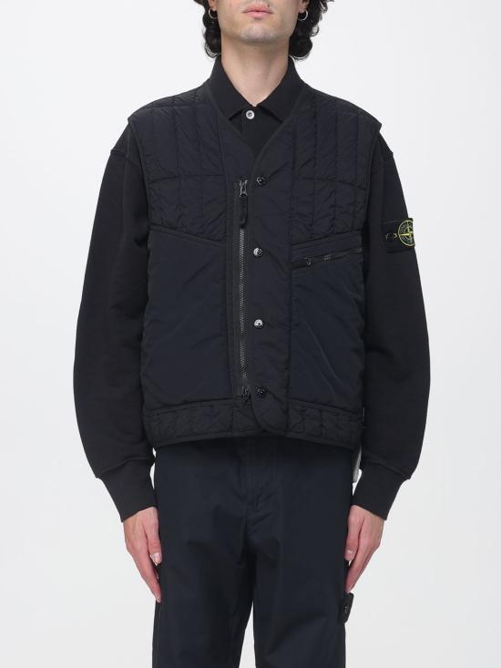 26FW 스톤 아일랜드 울트라라이트 나일론 퀼티드-TC 베스트 G100005S0418 V0029 Black