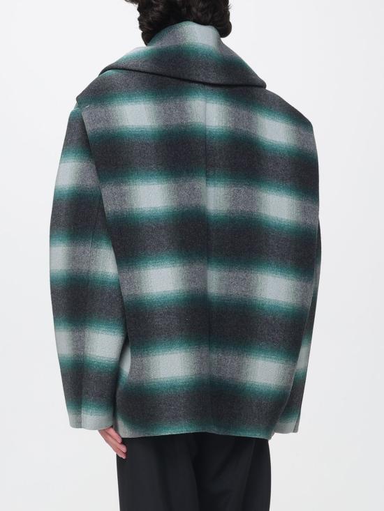 26FW 발렌시아가 워크웨어 코쿤 아우터웨어 A009IUTUU57 3010 Green - BALENCIAGA