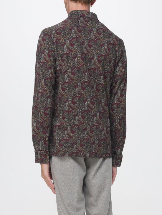 26FW 에트로 폴로 티셔츠 MRMD0026AK1CI X0865 Burgundy - ETRO