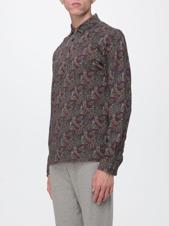 26FW 에트로 폴로 티셔츠 MRMD0026AK1CI X0865 Burgundy - ETRO