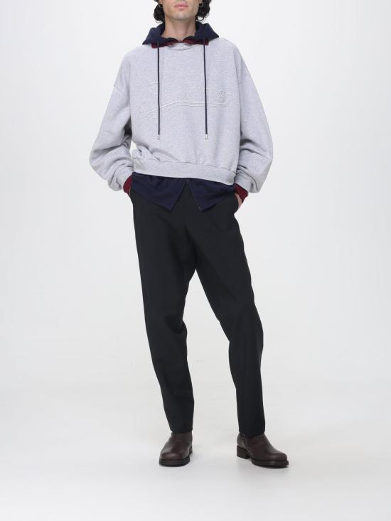 26FW 발렌시아가 삼중 레이어 후디 삼중 레이어 후디 A0017JTUVR5 1302 Grey - BALENCIAGA
