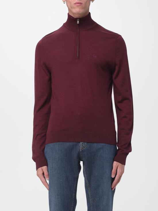 26FW 에트로 집업 니트 MRKF0115AU12Q R0012 Burgundy
