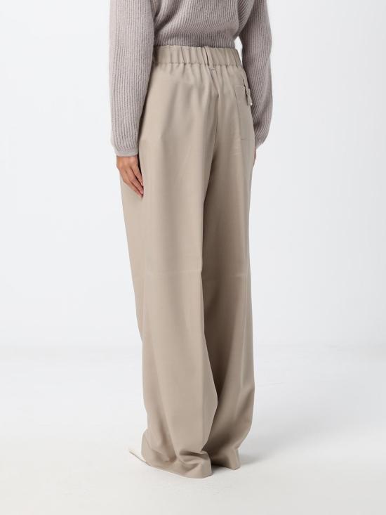 26FW 에르노 하이웨이스트 와이드 플리츠 팬츠 PT000270D12640 1985 Cream - HERNO