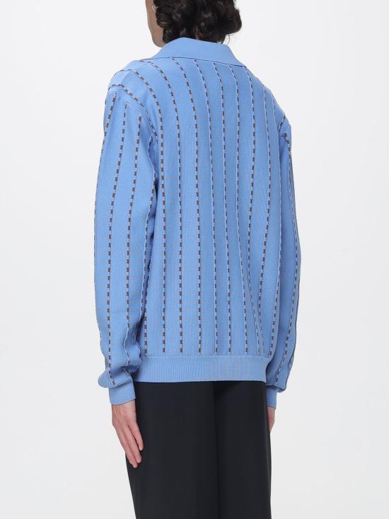 26FW 펜디 폴로 티셔츠 FZC171AWZ1 F1X36 Denim - FENDI
