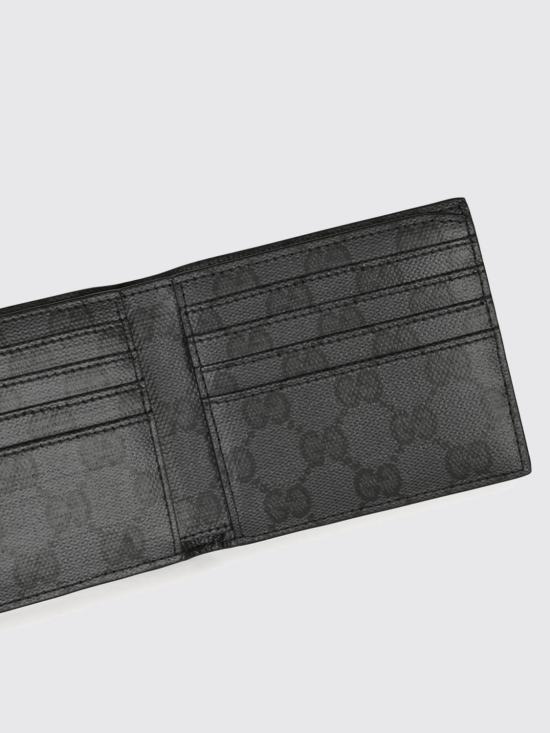 26FW 구찌 메탈 태그 반지갑 875588AAGTN 1000 Black - GUCCI