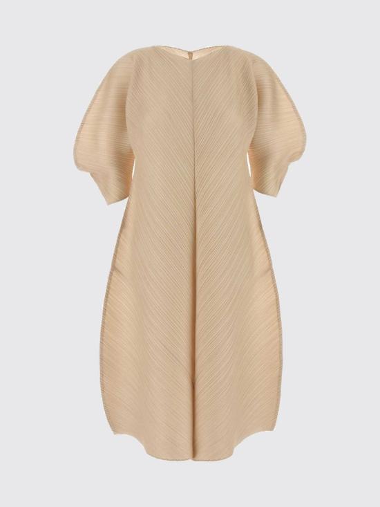 26FW 플리츠플리즈 롱 원피스 PP66JH464 43 Sand - PLEATS PLEASE