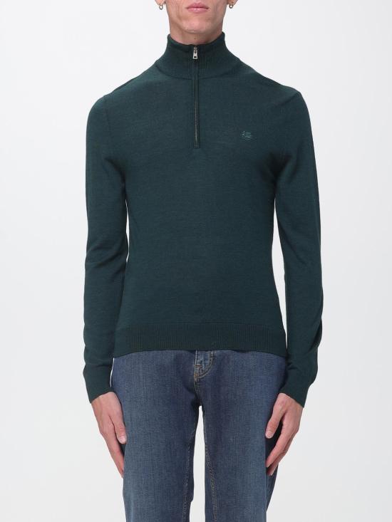 26FW 에트로 집업 니트 MRKF0115AU12Q V0707 Forest Green