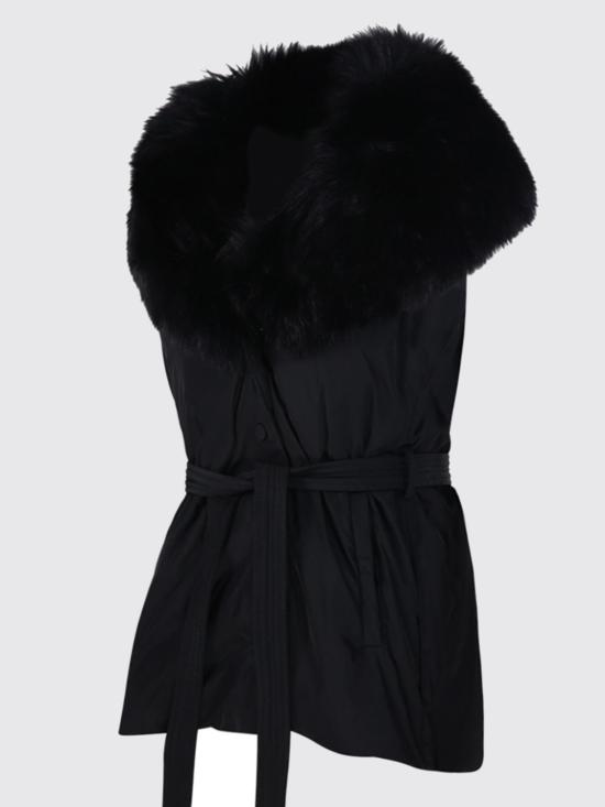 26FW 이브살로몬 베스트 26WAG01675DOTM C99 Black - YVES SALOMON