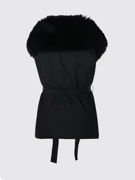 26FW 이브살로몬 베스트 26WAG01675DOTM C99 Black - YVES SALOMON