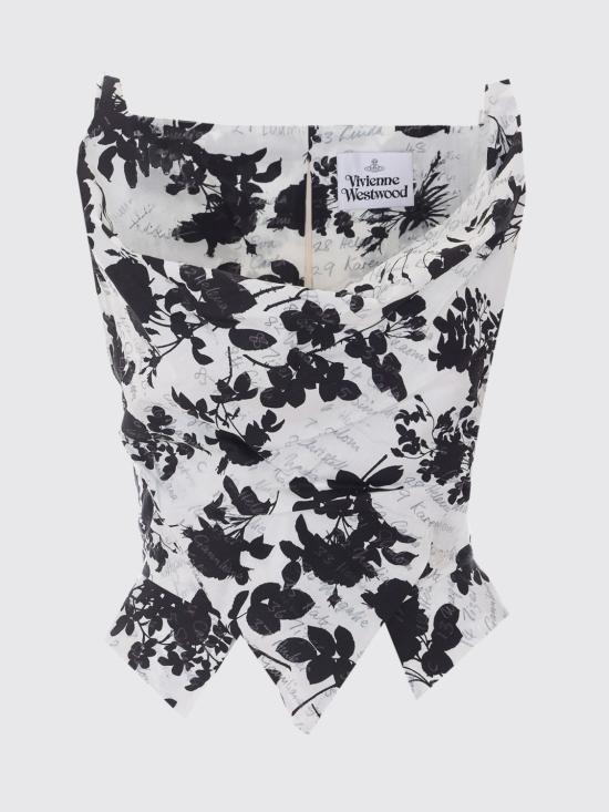 26FW 비비안웨스트우드 민소매 티셔츠 1505000MW01R4 O201 White - VIVIENNE WESTWOOD