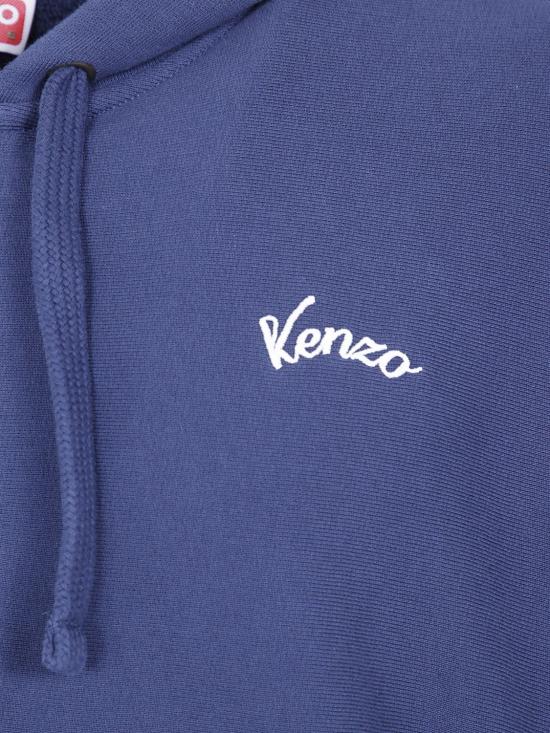 26FW 겐조 후드 티셔츠 FG65HO2744MJ 79 Navy - KENZO
