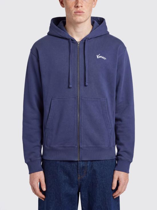 26FW 겐조 후드 티셔츠 FG65HO2744MJ 79 Navy
