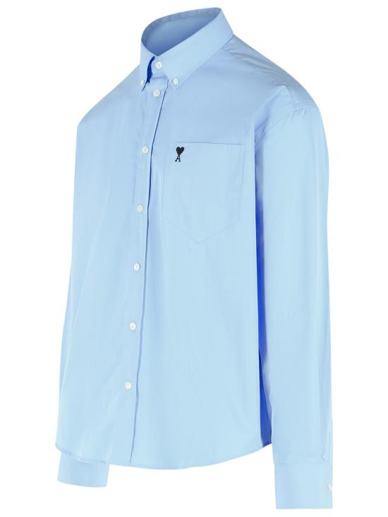 26FW 아미 긴팔 셔츠 HSH822 CO0045484 Light Blue - AMI