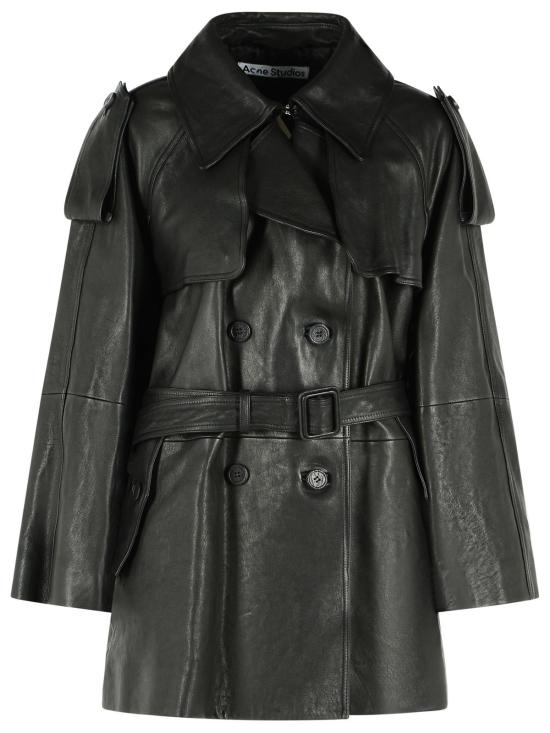 26FW 아크네 스튜디오 가죽 자켓 A70240900 Black