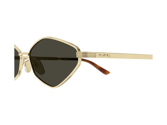 26FW 구찌 선글라스 Gg2222s 골드 기하학적 금속 - GUCCI