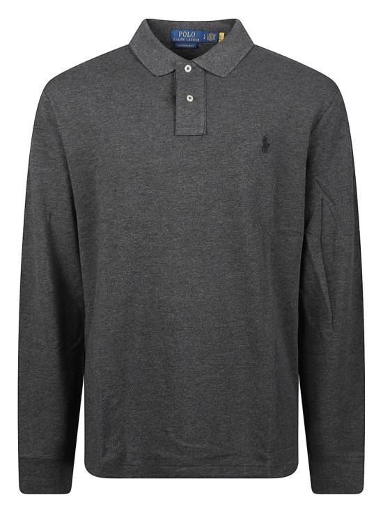 26FW 폴로 랄프로렌 클래식 핏 코튼 폴로 셔츠 710680790501 Grey