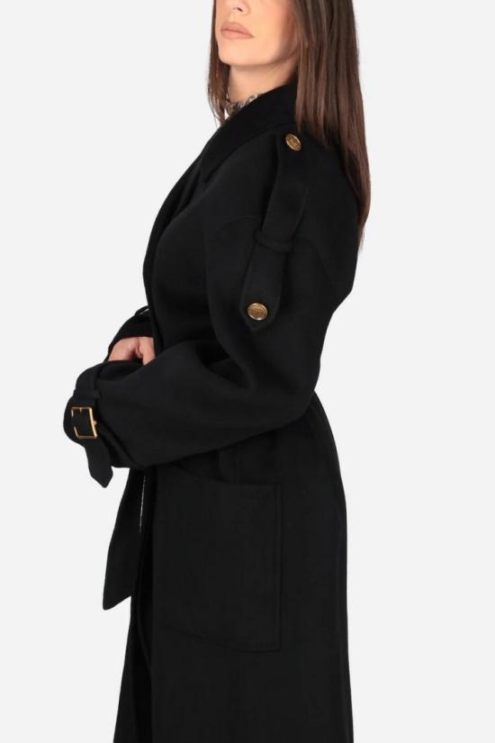 26FW 엘리자베타프랜치 코트 CP02D66E211038 Black - ELISABETTA FRANCHI