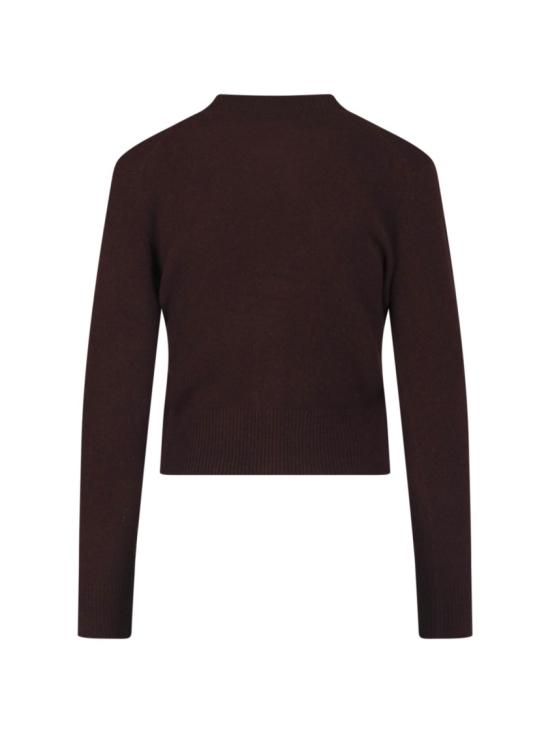 26FW 메종키츠네 베이비 폭스 램스울 피티드 가디건 PW00506KT10060553 Brown - MAISON KITSUNE