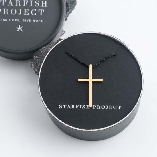  스타피쉬 프로젝트 네크리스 굳건한 십자가 목걸이 - STARFISH PROJECT