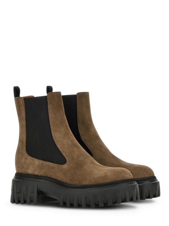 26FW 호간 부츠 HXW7000FV30HG0S408CASTORO CHIARO Black - HOGAN