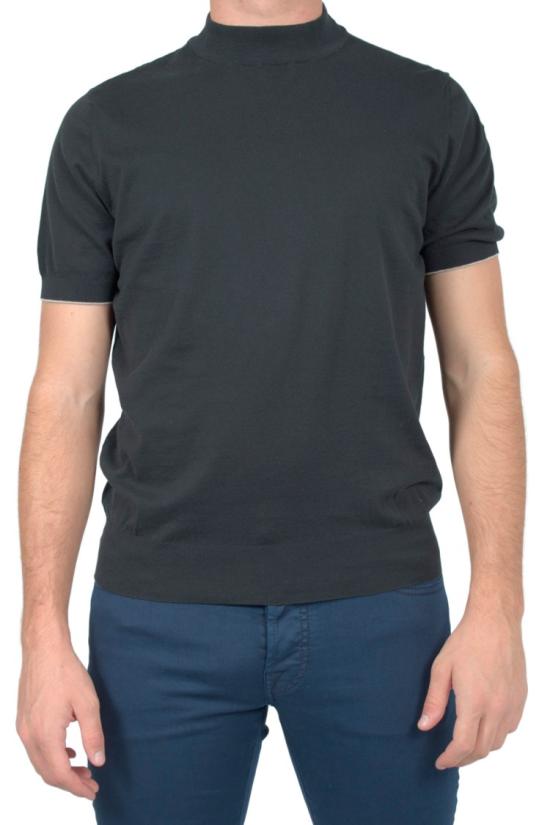 26SS 브루넬로 쿠치넬리 반팔 티셔츠 2100000565283 Black