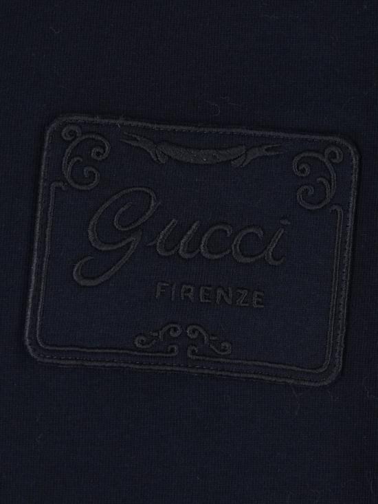 26SS 구찌 자수 코튼 저지 티셔츠 854505 XJHN74055 Black - GUCCI