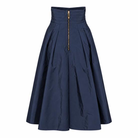 26FW 엘리자베타프랜치 스커트 GO22767E2H88 Blue - ELISABETTA FRANCHI